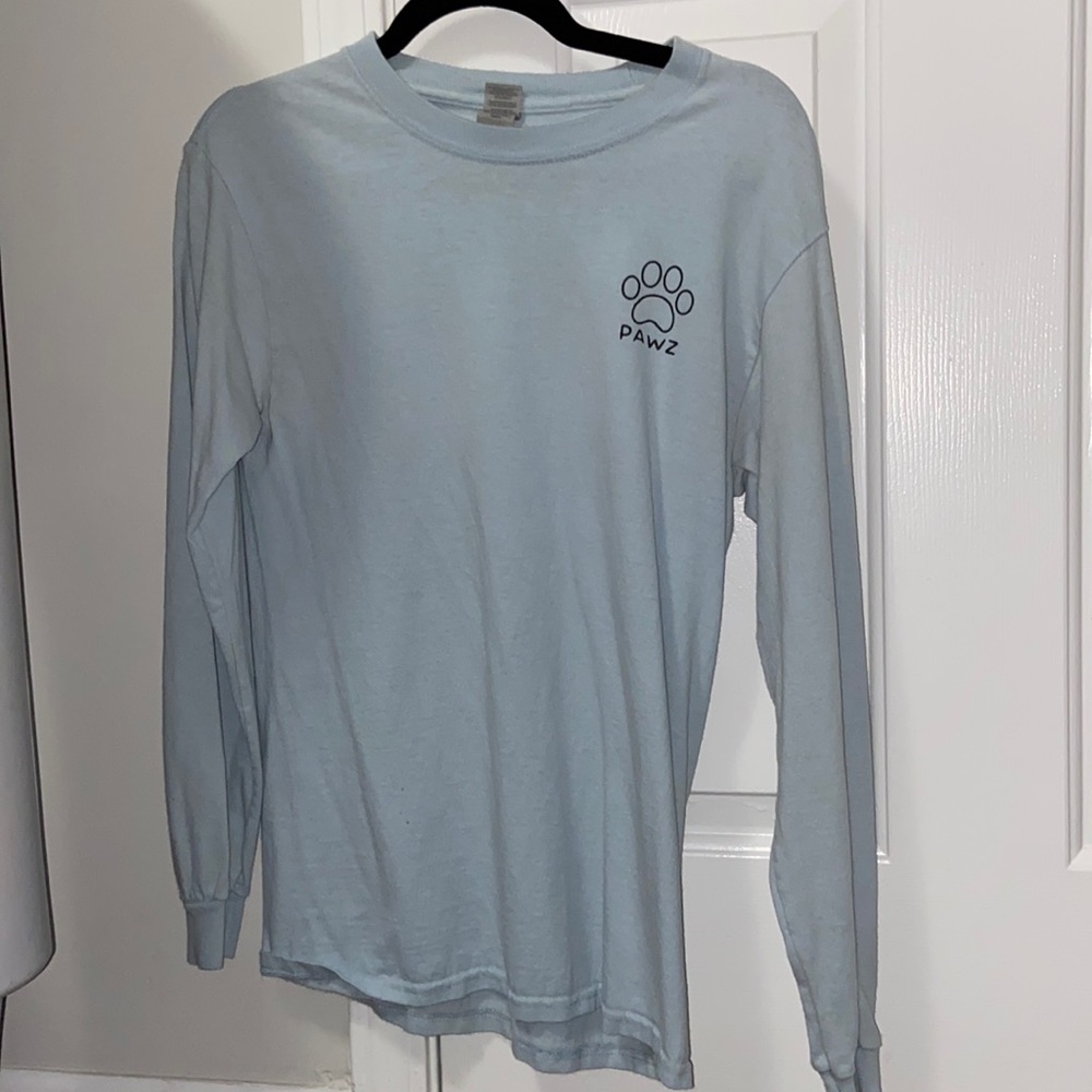 Blue Pawz long sleeve shirt